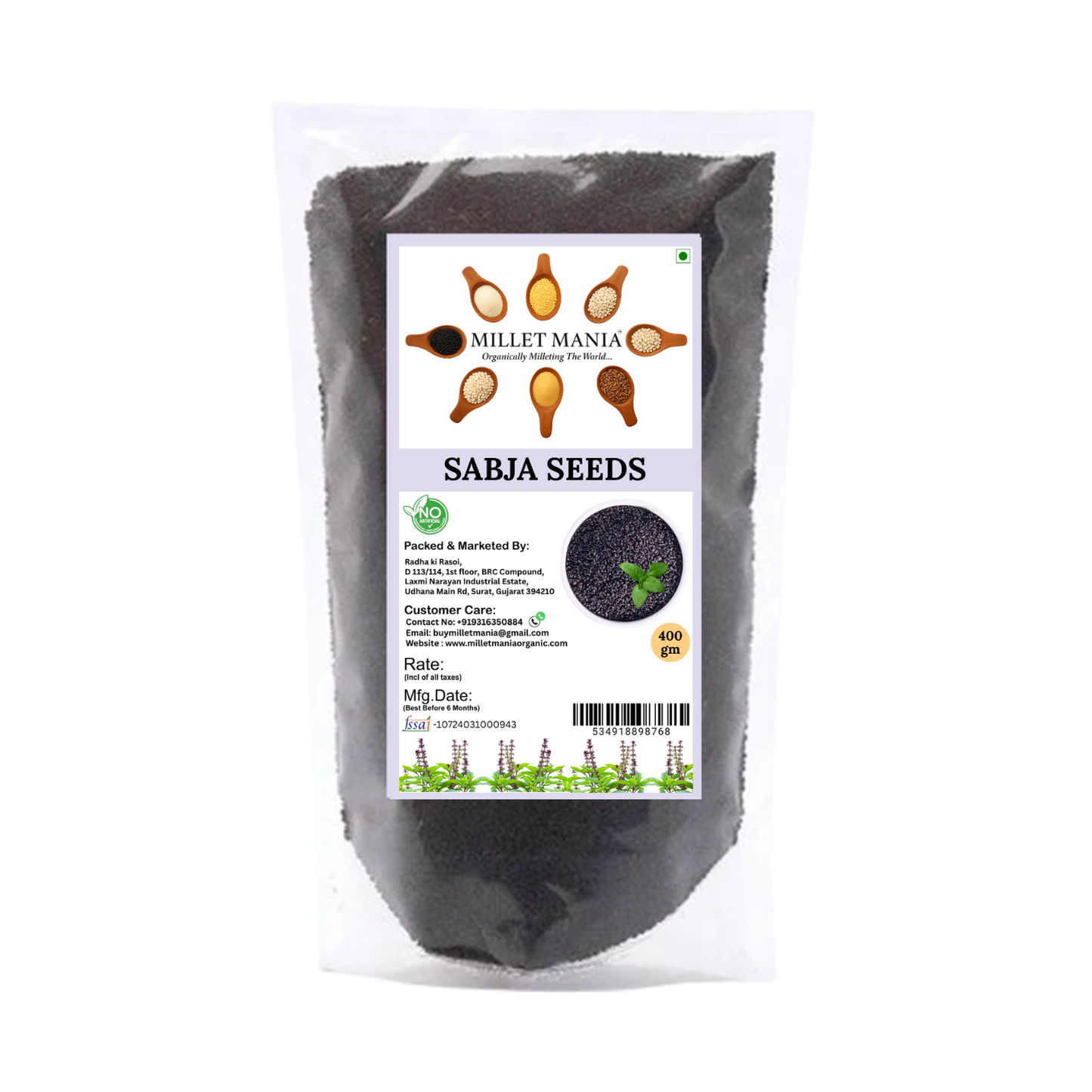 Organic Sabja Seeds