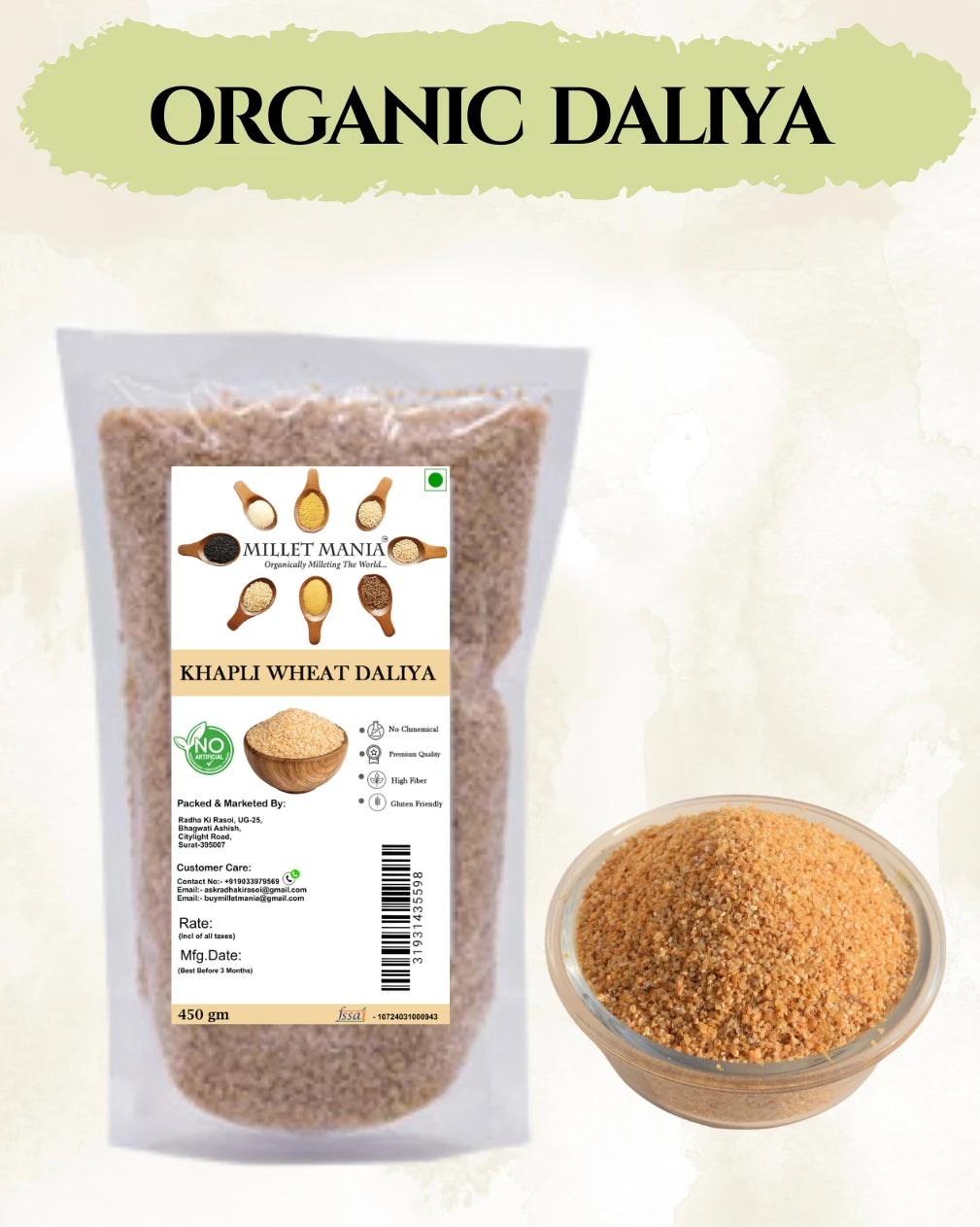 Organic Daliya