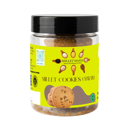 Millet Cookies of Bilona Ghee - Ajwain (90g)