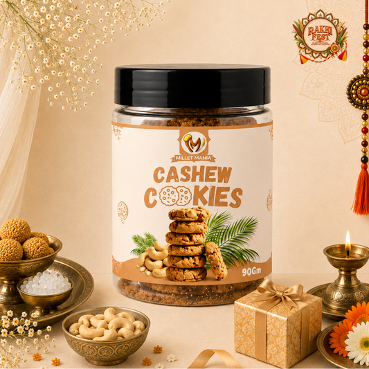 Millet Cookies of Bilona Ghee - Cashew (90g)
