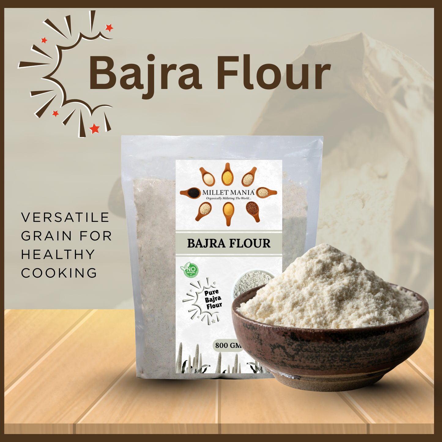 Bajra Flour (800g)