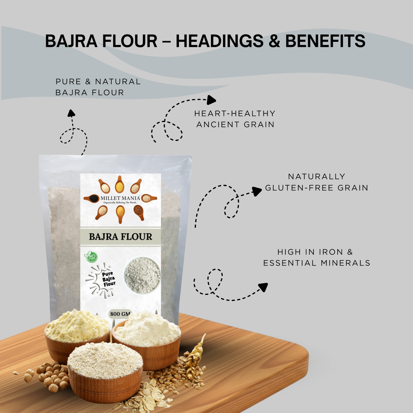 Bajra Flour (800g)