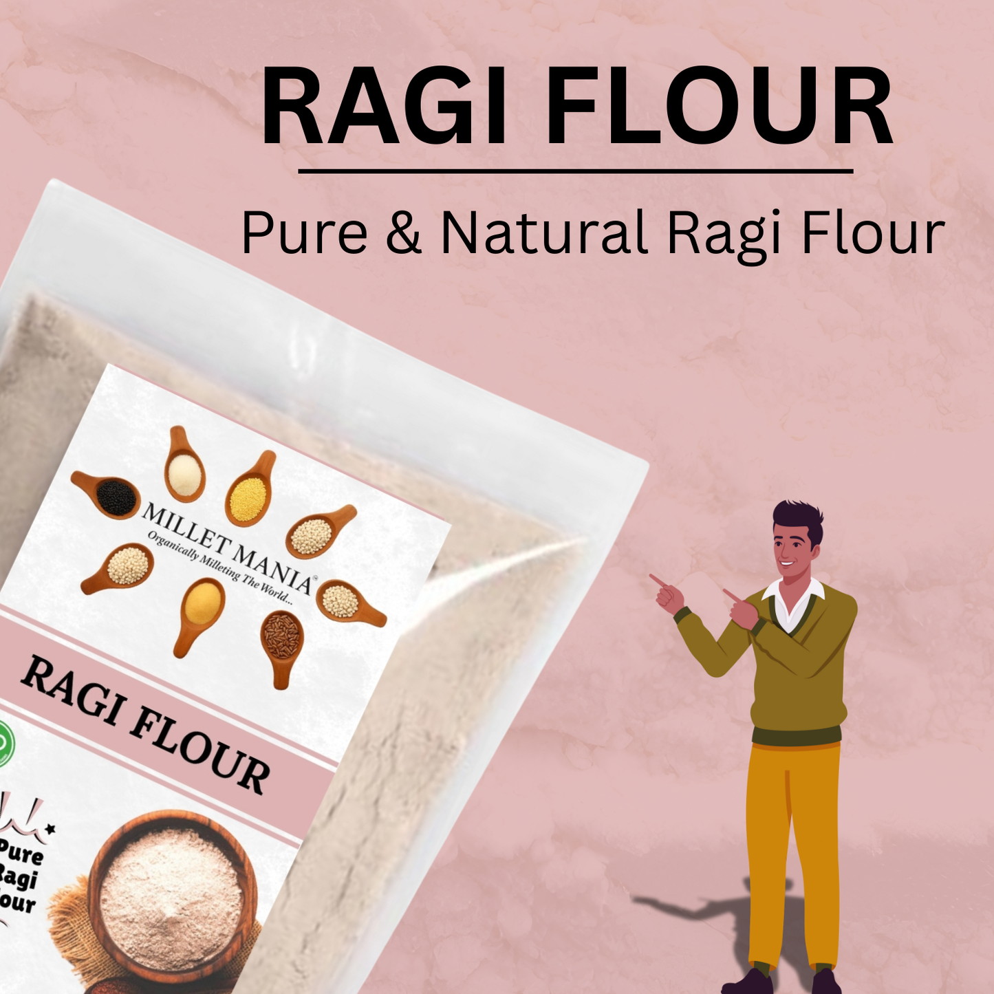 Ragi Flour (Finger Millet Flour) (500g)