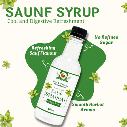 Sauf Syrup (Sharbat) 500Ml