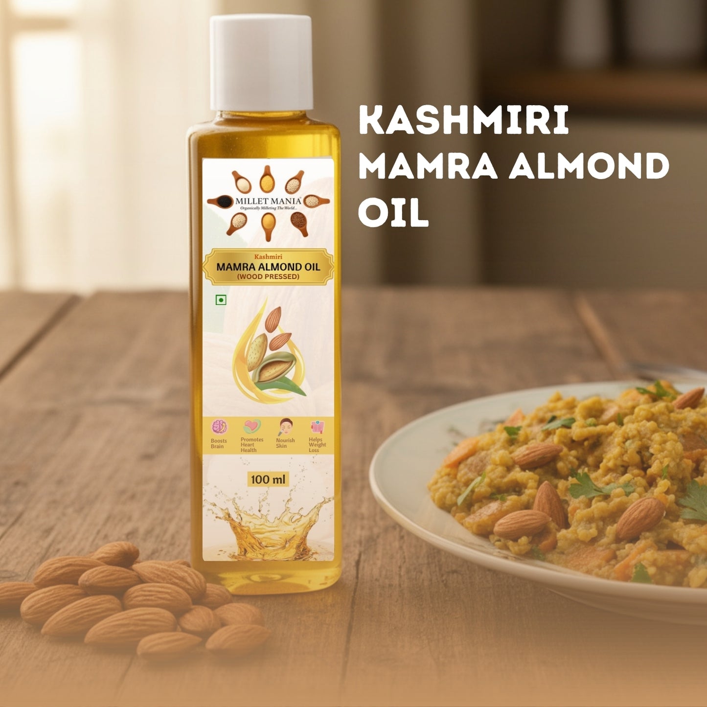 Kashmiri Mamra Almond Oil (100ml)