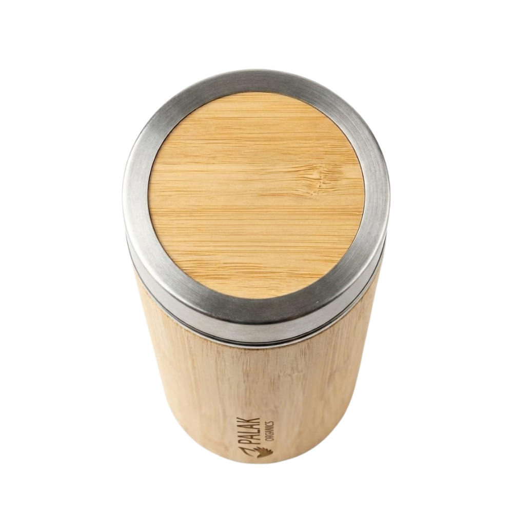 Bamboo Steel Water Bottle
