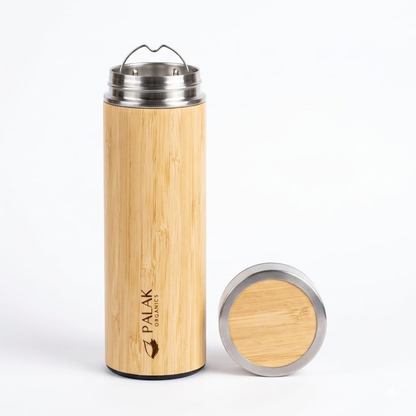 Bamboo Steel Water Bottle