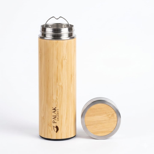 Bamboo Steel Water Bottle