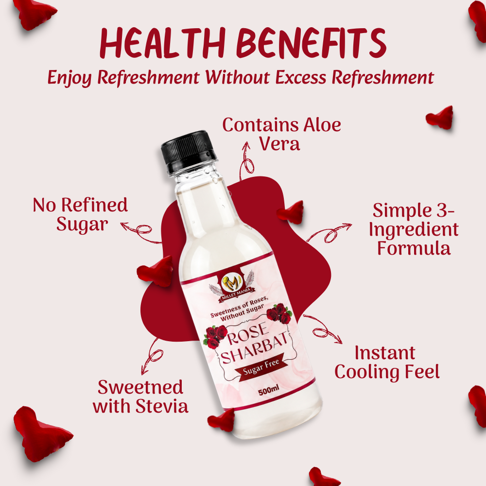 Rose Syrup (Sharbat) 500Ml