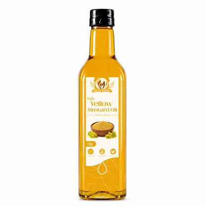 Vedic Yellow Mustard Oil (1 Liter)