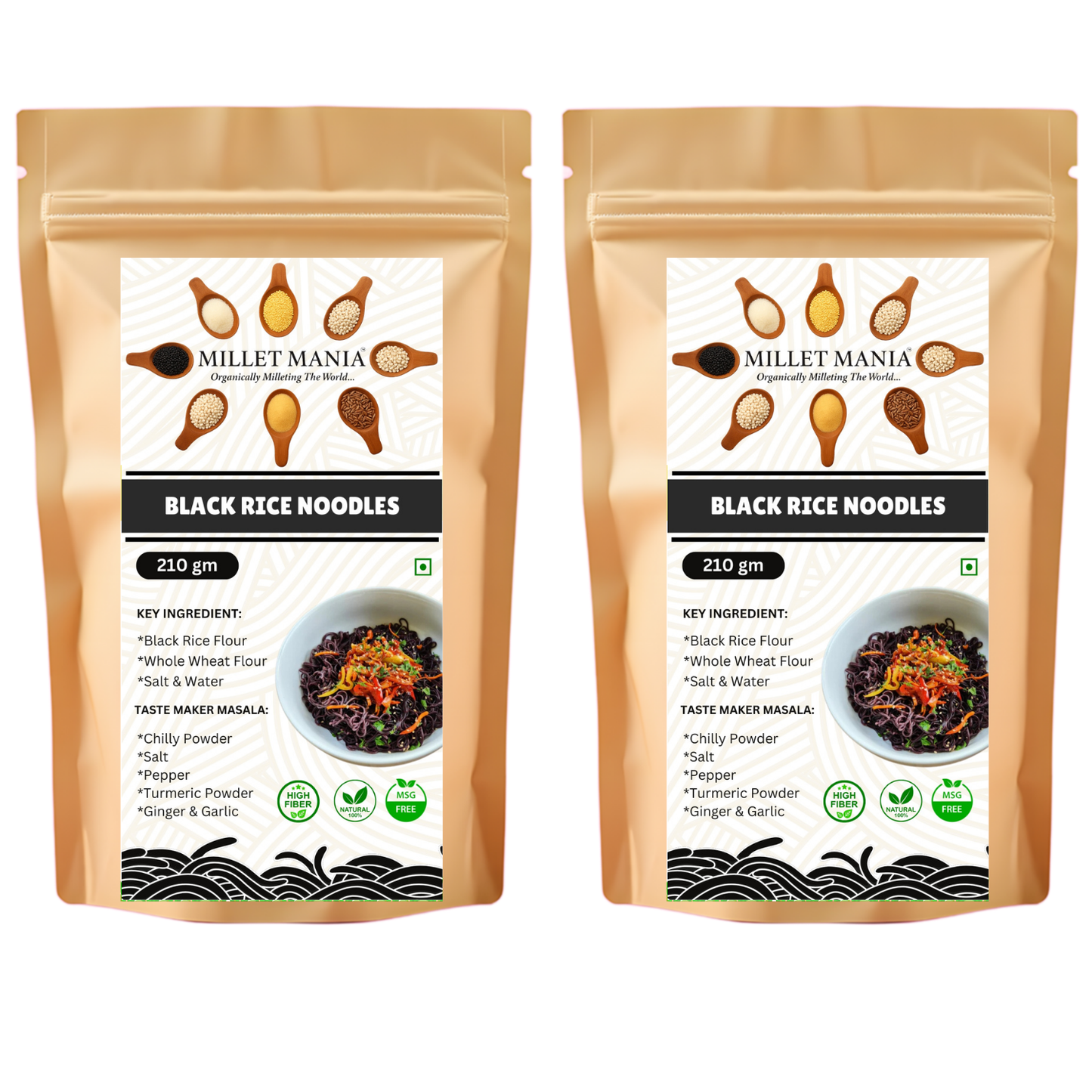 Black Rice Noodles (210g)