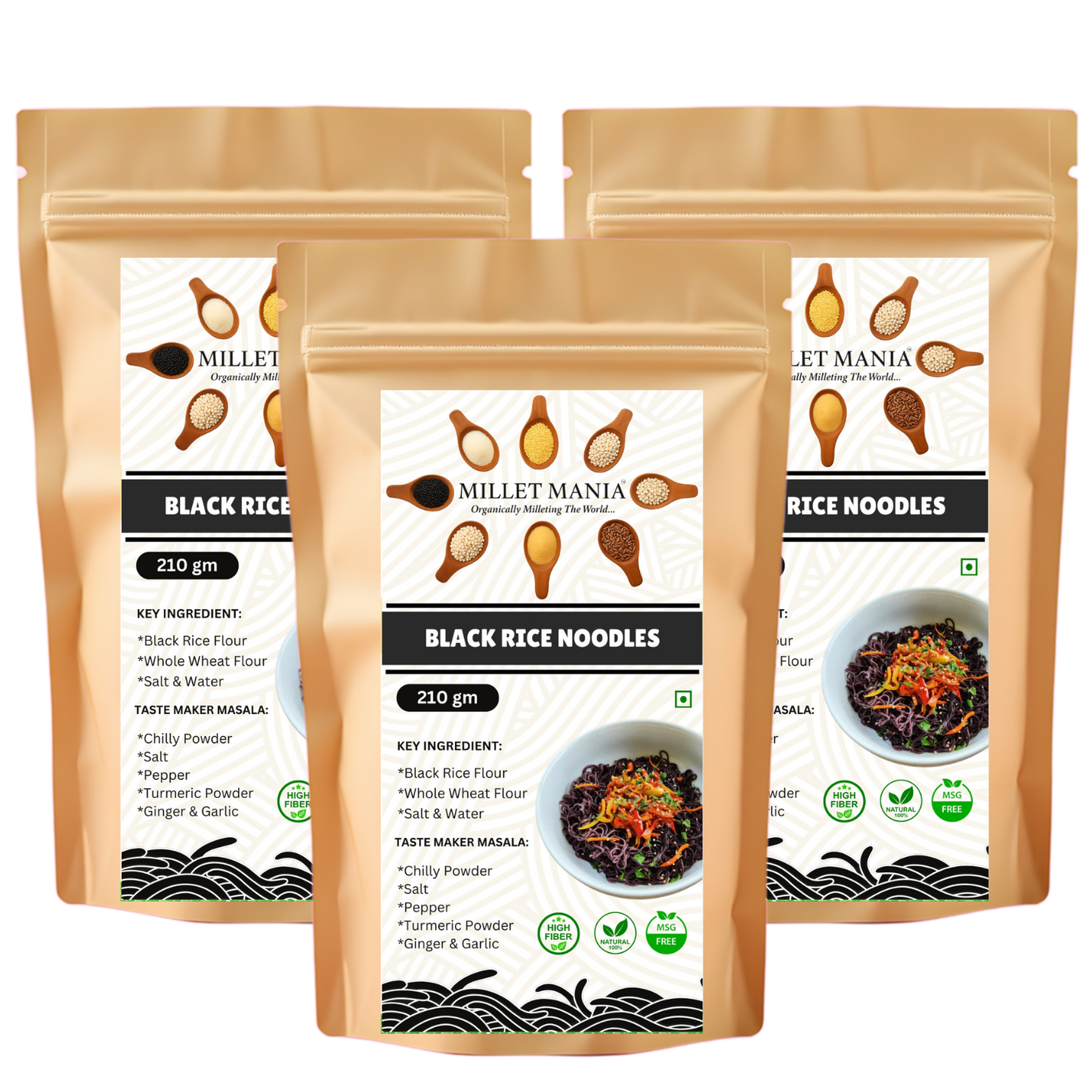 Black Rice Noodles (210g)