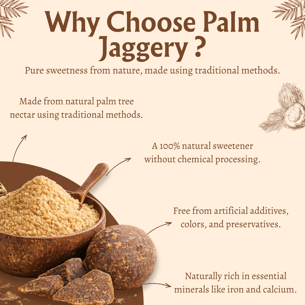Palm Jaggery (Nattu)