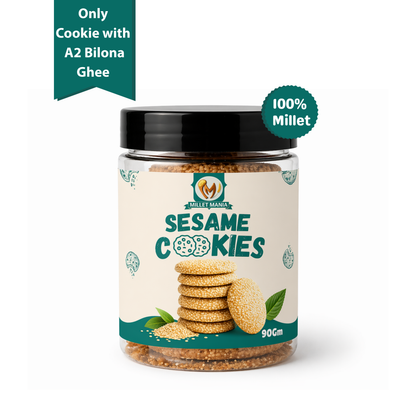 Millet Cookies of Bilona Ghee - Sesame (Til) (90g)