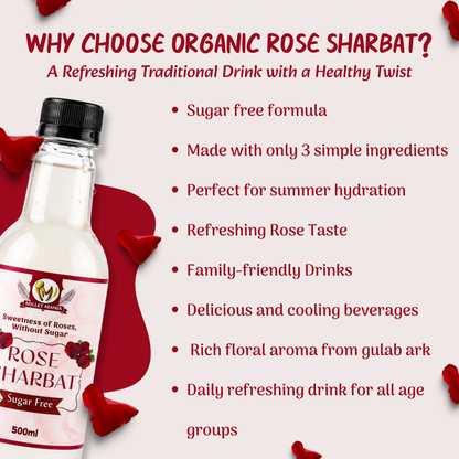 Rose Syrup (Sharbat) 500Ml