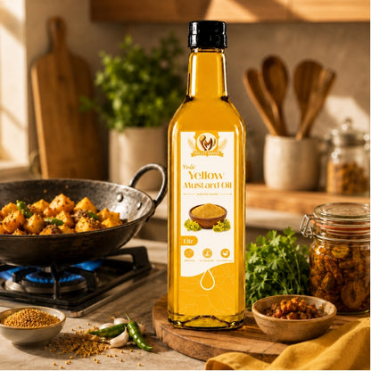 Vedic Yellow Mustard Oil (1 Liter)