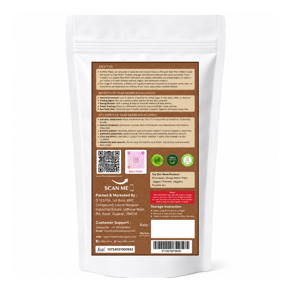 Organic Taad Mishri (Palm Candy)