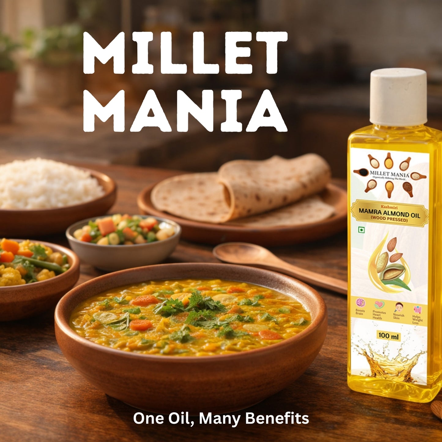 Kashmiri Mamra Almond Oil (100ml)