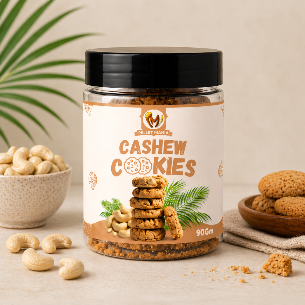 Millet Cookies of Bilona Ghee - Cashew (90g)