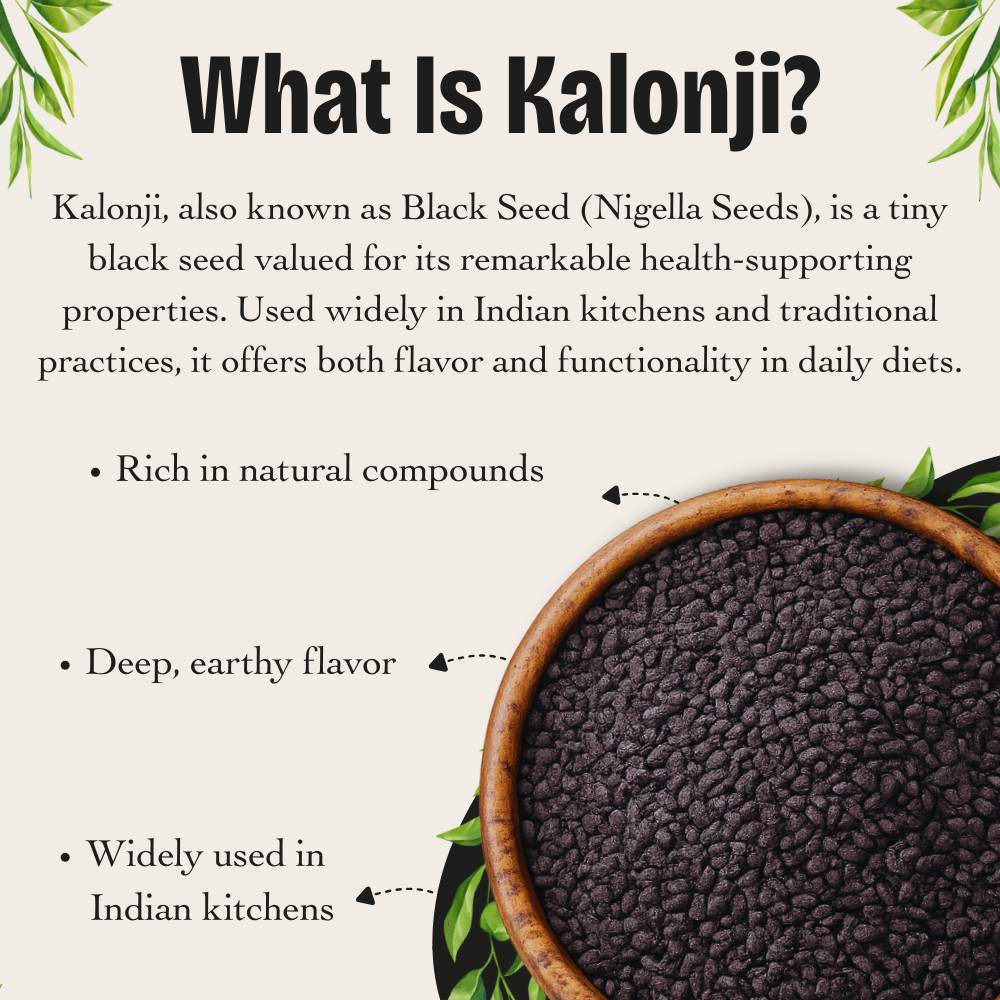 Kalonji Seeds (Nigella Seeds)