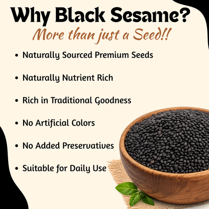 Black Til (Black Sesame Seeds)