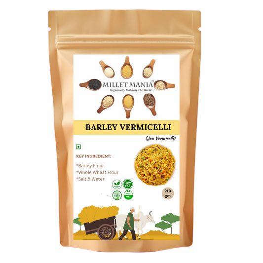 barley vermicelli, organic barley noodles, healthy vermicelli, barley pasta, low-fat vermicelli, no maida noodles, fiber-rich vermicelli, no preservative noodles, nutritious vermicelli, barley-based pasta, whole wheat vermicelli, easy-to-cook barley vermicelli, barley noodles for kids, barley noodles for weight loss, organic barley products, high fiber vermicelli, chemical-free noodles, natural barley vermicelli, barley recipes, healthy snacking options