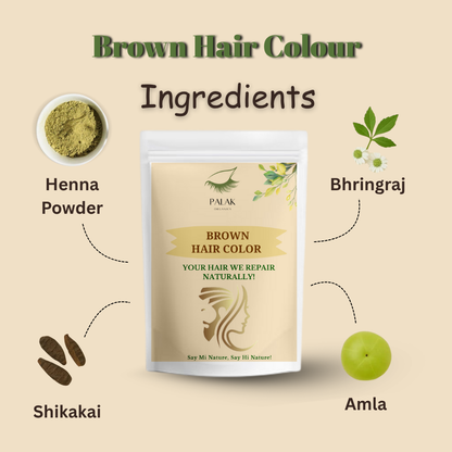 Natural Herbal Hair Color - Brown
