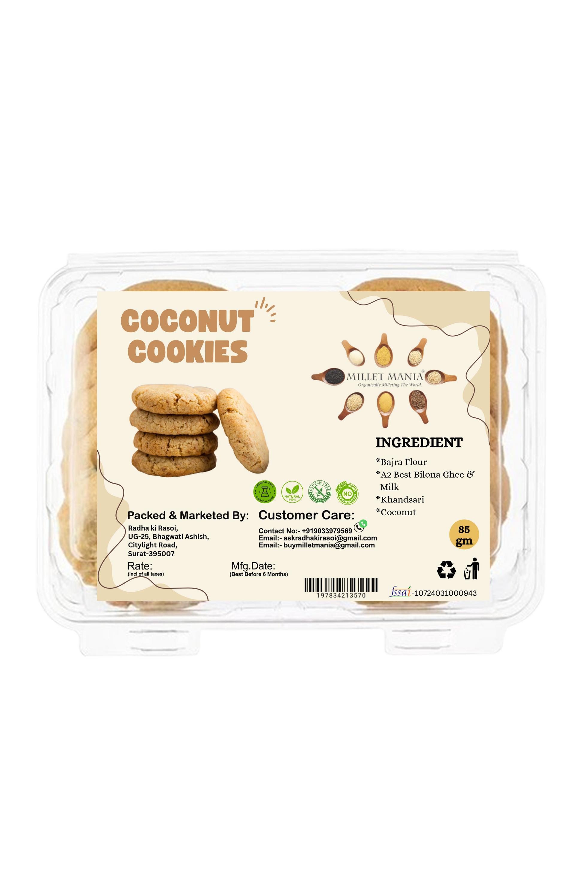 coconut cookies, bajra cookies, healthy cookies, guilt-free cookies, sugar-free cookies, khandsari cookies, millet cookies, coconut biscuits, natural cookies, healthy snacks