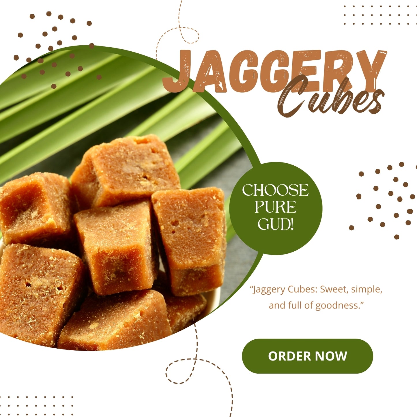Organic Jaggery (Desi Gud)