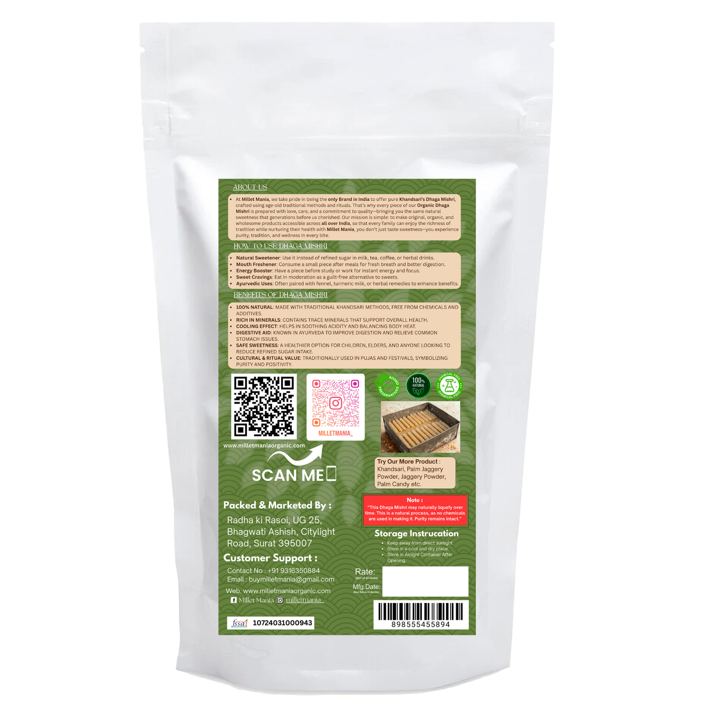 Dhaga Mishri of Khandsari