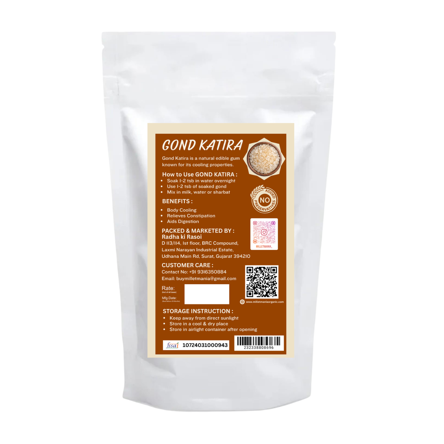 Natural Gond Katira (150g)