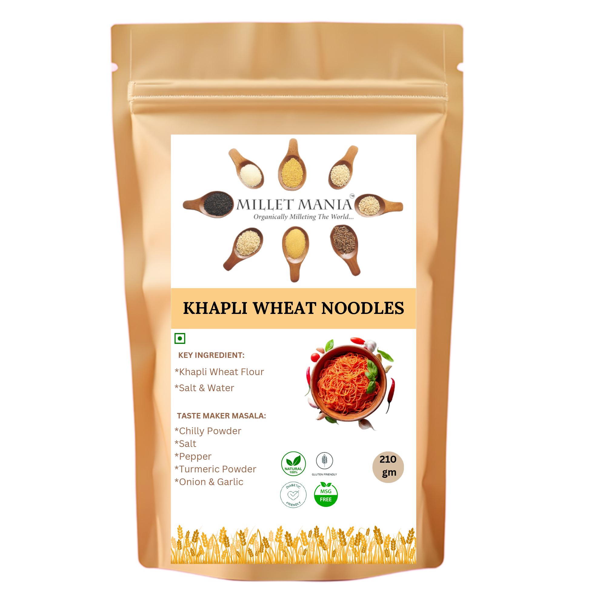 Khapli Wheat Noodles (210g)