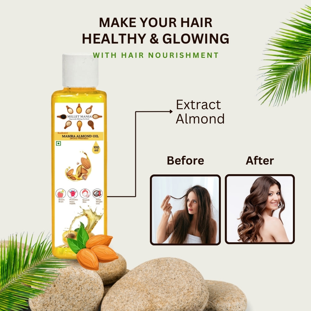 Kashmiri Mamra Almond Oil (100ml)