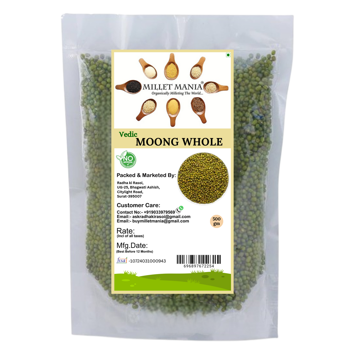 Moong Whole – Millet Mania