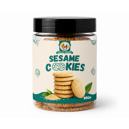 Millet Cookies of Bilona Ghee - Sesame (Til) (90g)