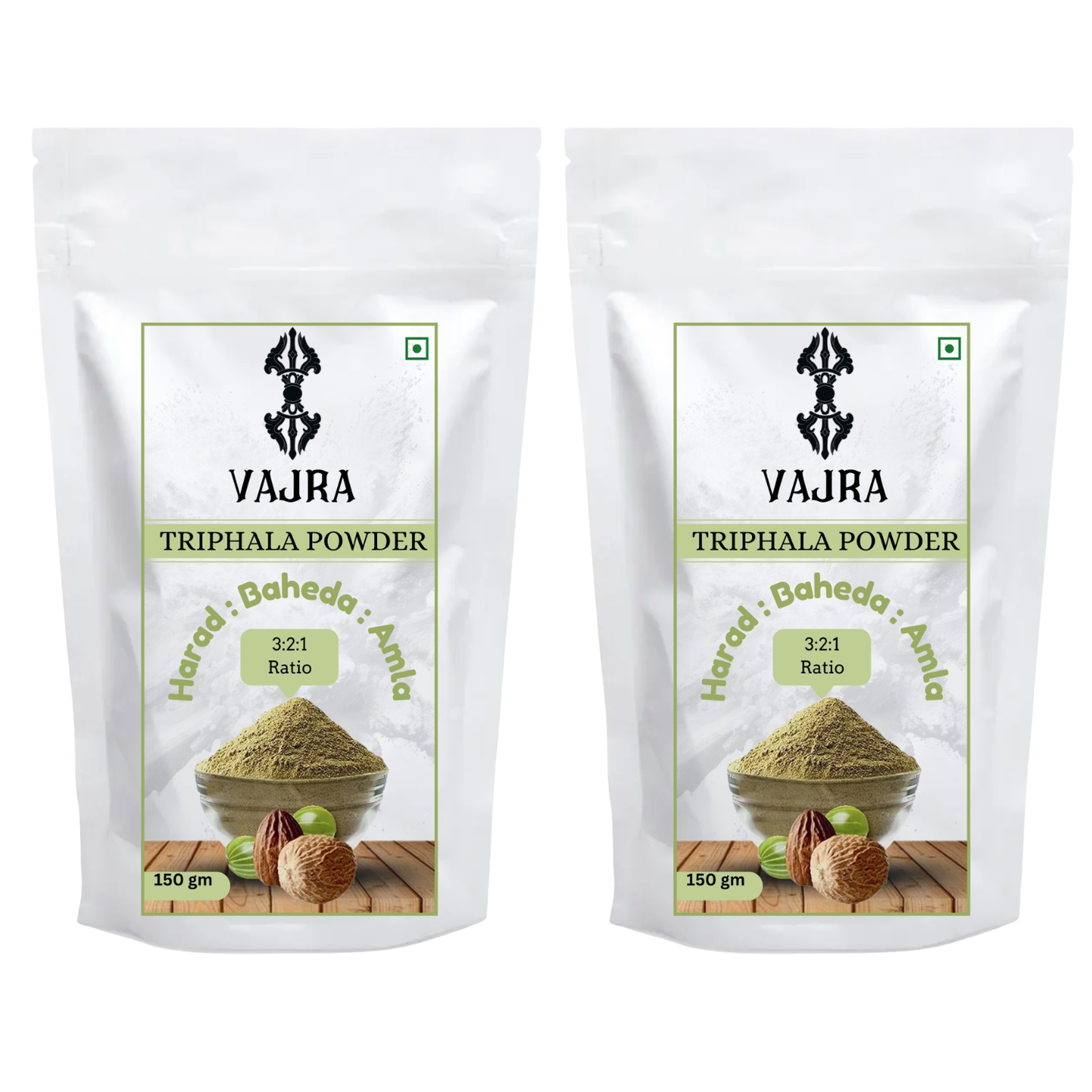 Triphala Powder - 3:2:1 Ratio (150g)