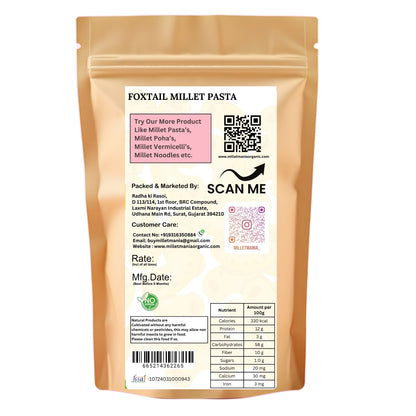 Foxtail Millet Pasta (200g)