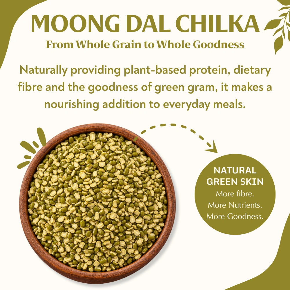 Moong Dal Chilka (Split Green Gram with Skin)