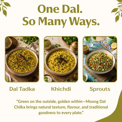 Moong Dal Chilka (Split Green Gram with Skin)