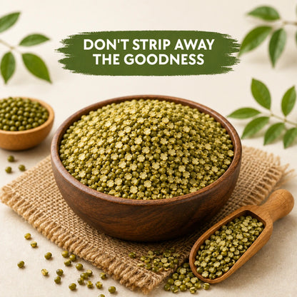 Moong Dal Chilka (Split Green Gram with Skin)