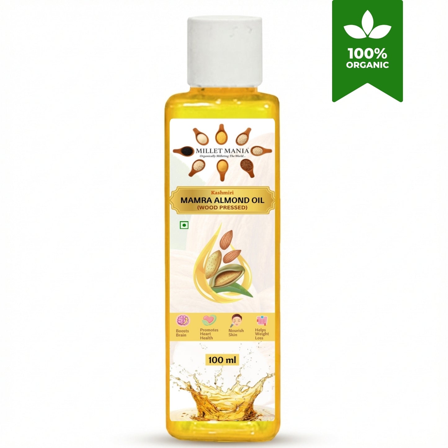 Kashmiri Mamra Almond Oil (100ml)