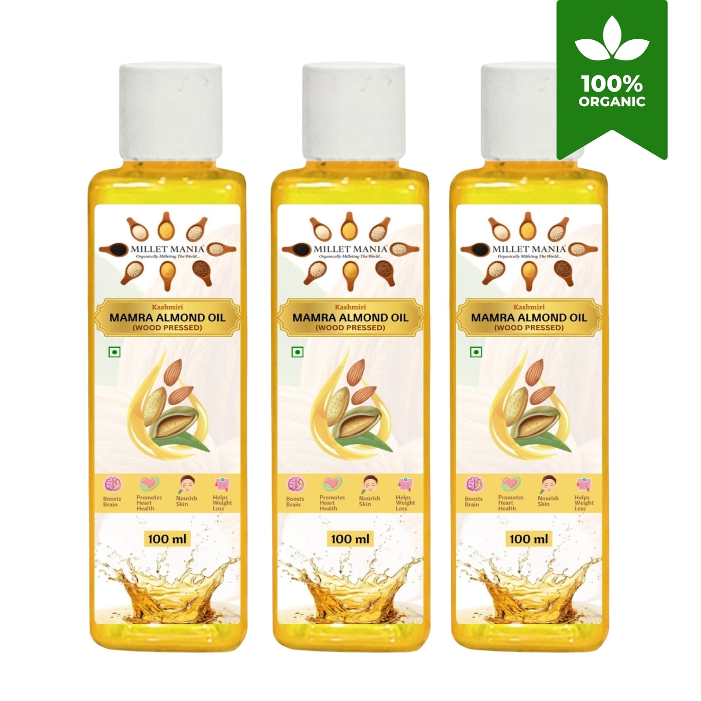 Kashmiri Mamra Almond Oil (100ml)
