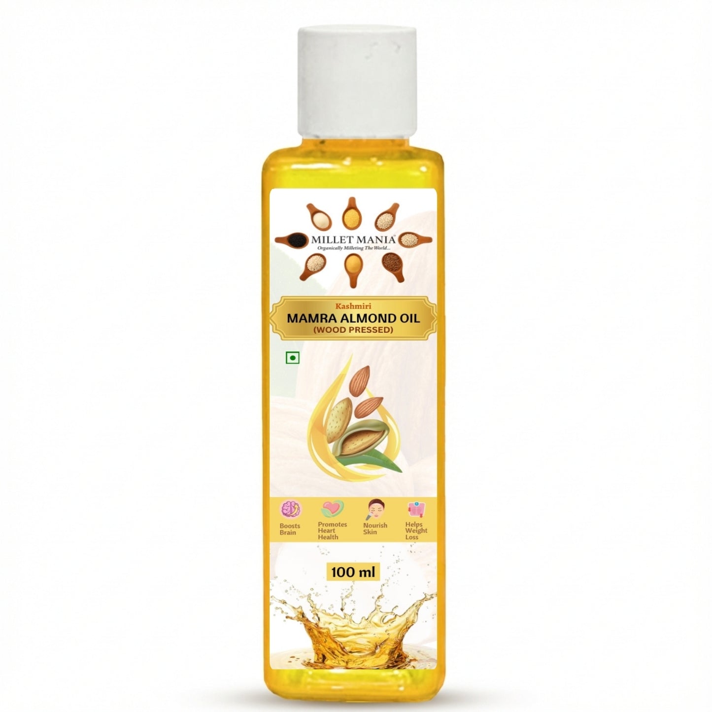 Kashmiri Mamra Almond Oil (100ml)