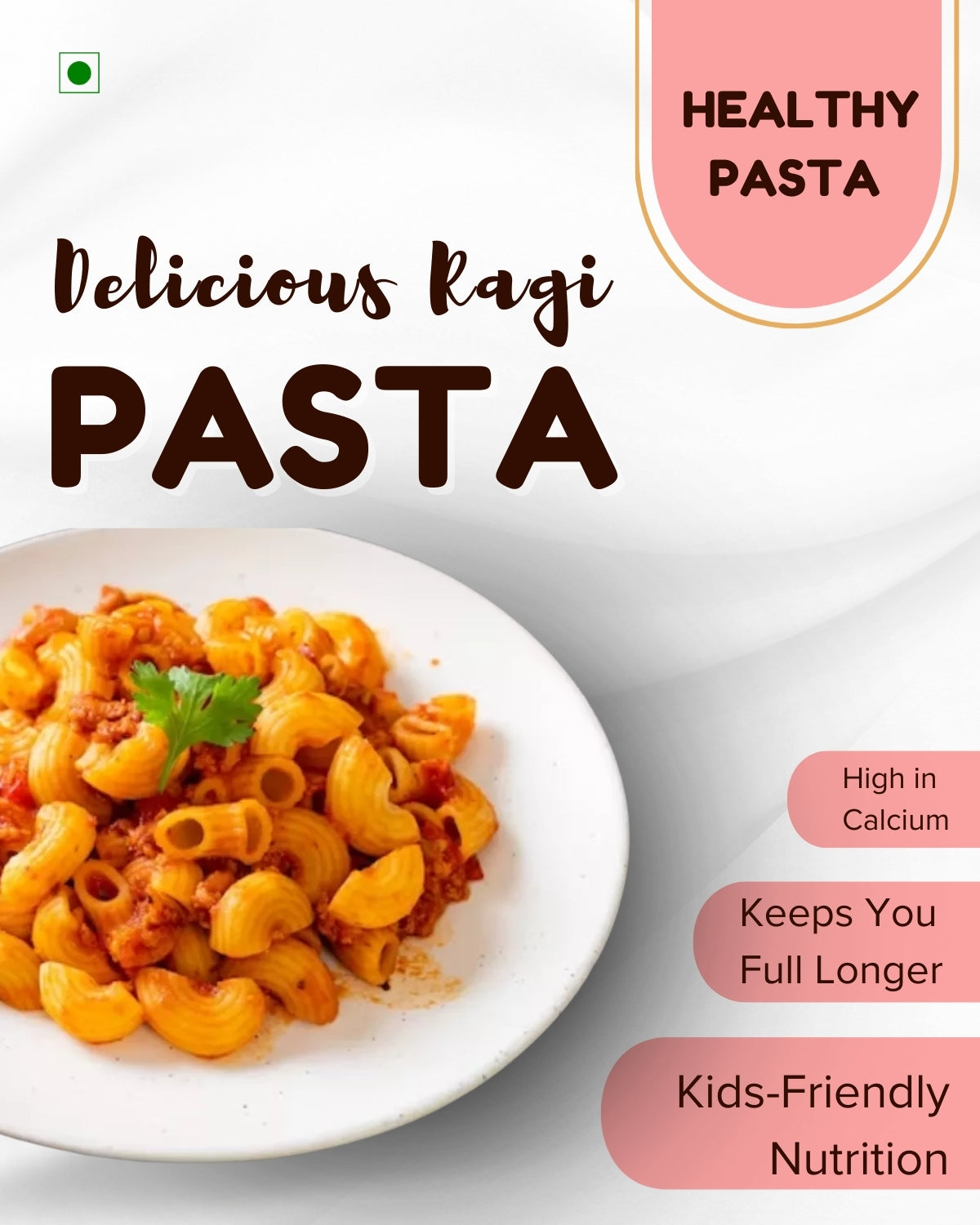 Ragi (Finger) Millet Pasta (200g)