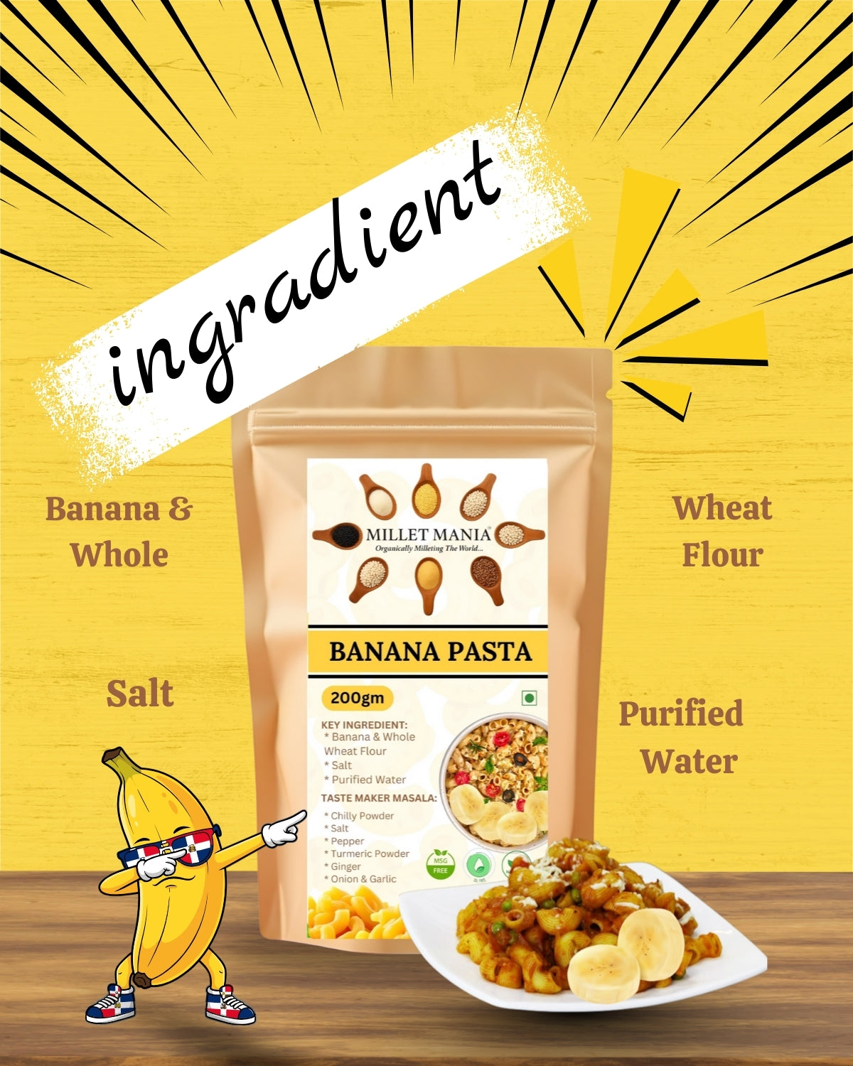 Banana Flour Pasta (200g)