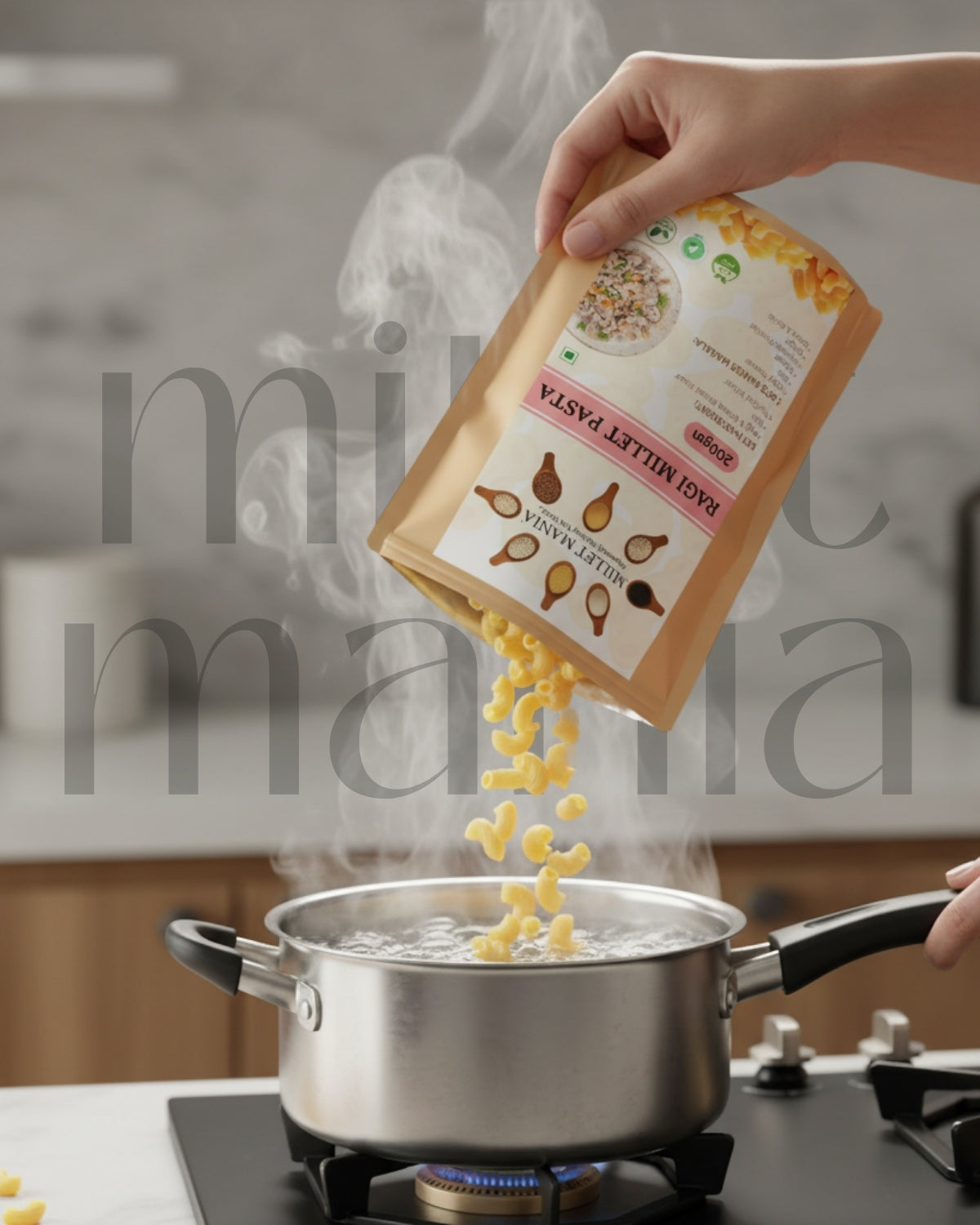 Ragi (Finger) Millet Pasta (200g)