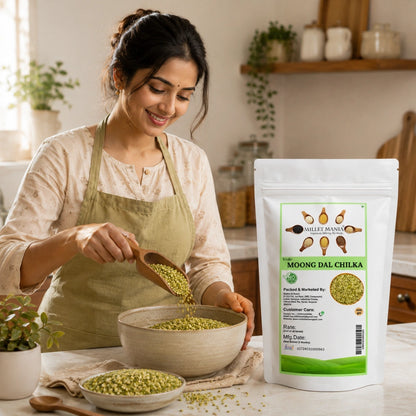 Moong Dal Chilka (Split Green Gram with Skin)