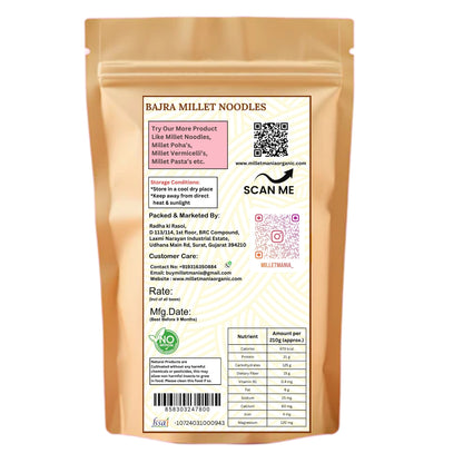 Bajra (Pearl) Noodles (210g)