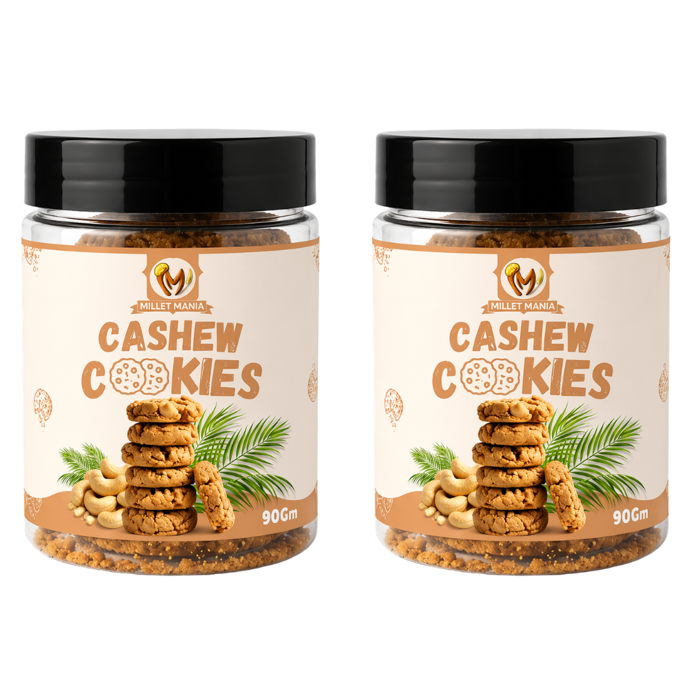 Millet Cookies of Bilona Ghee - Cashew (90g)