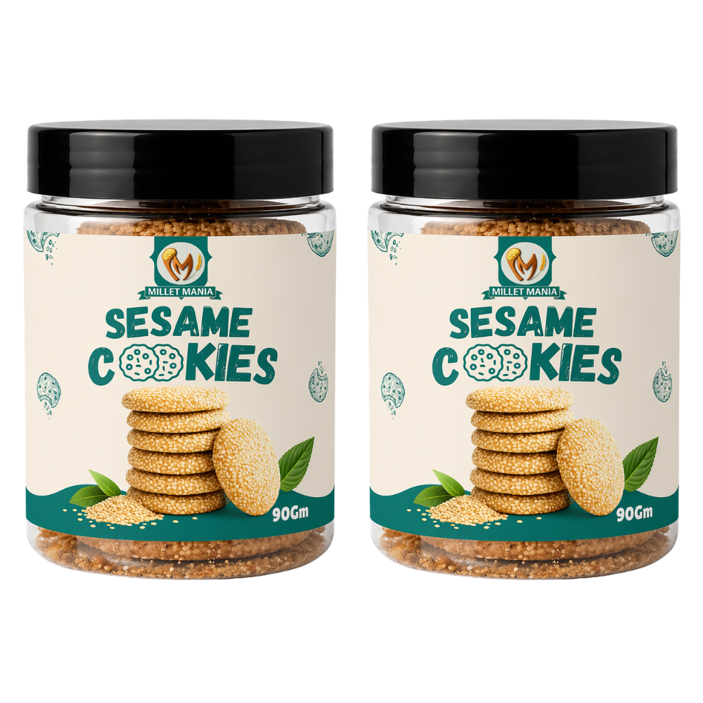 Millet Cookies of Bilona Ghee - Sesame (Til) (90g)